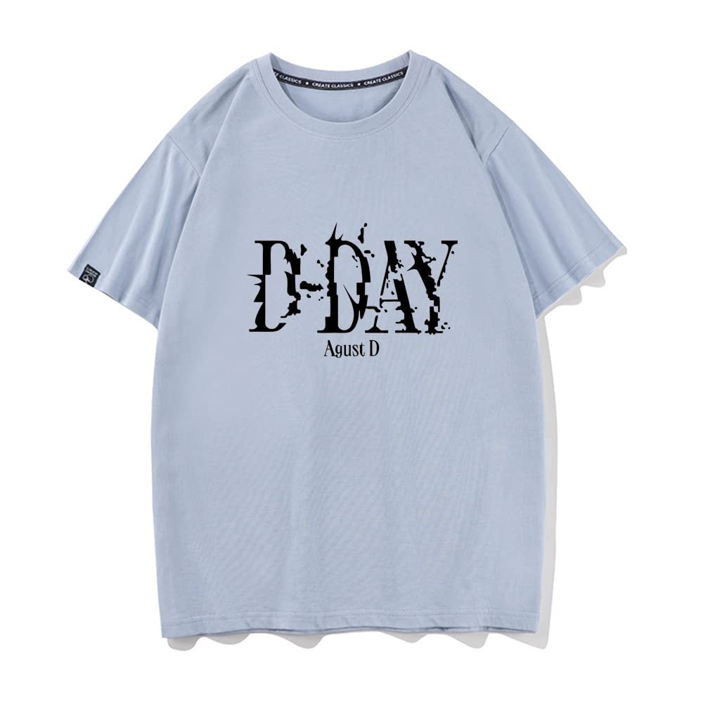 Amazon.co.jp: LiLing sky SUGA Agust D D-DAY 風 Tシャツ 半袖 日常服